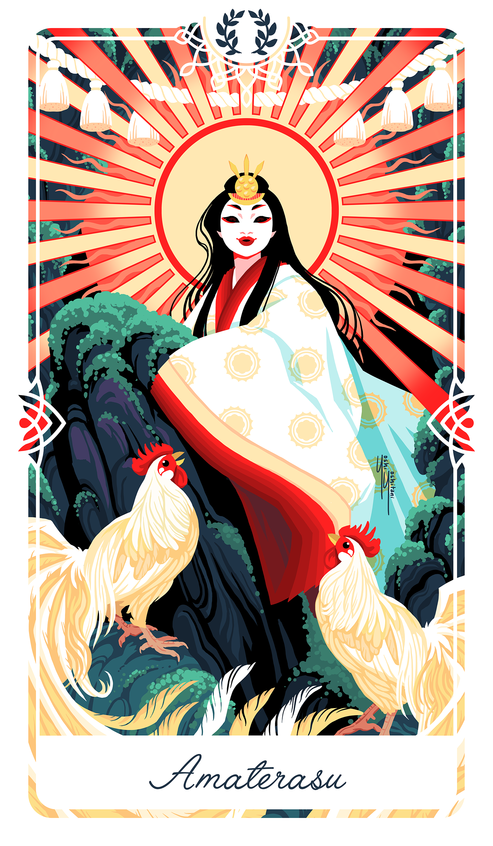 Amaterasu - Oracle Deck Print