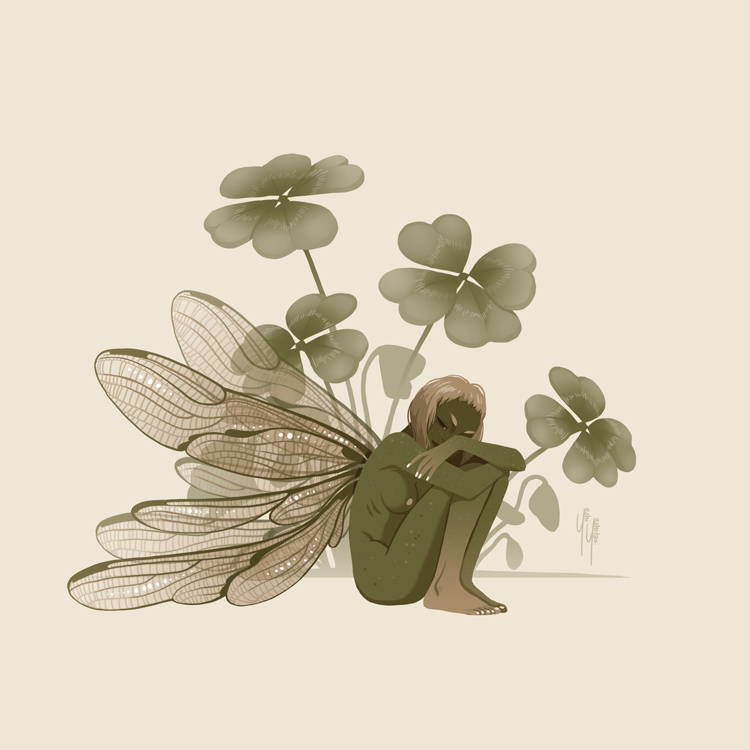 Clover - Fairy Friends Print
