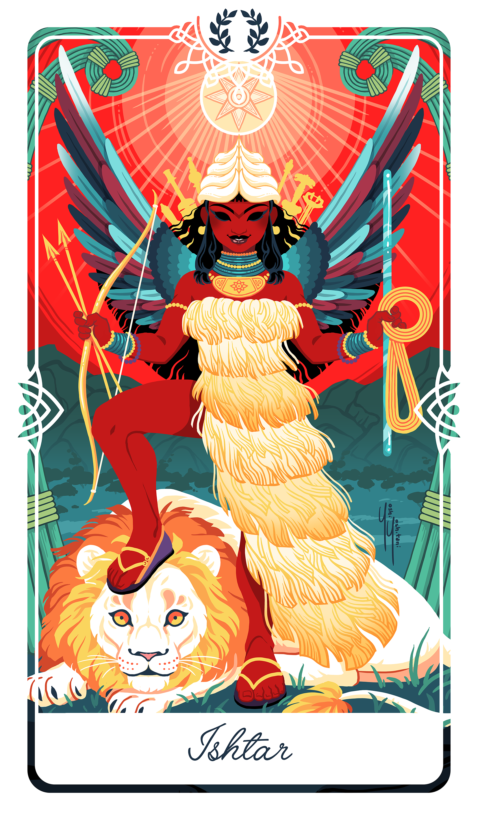Ishtar - Oracle Deck Print