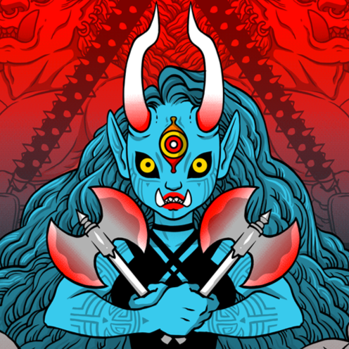 Oni Gang - Metallica Concert Poster