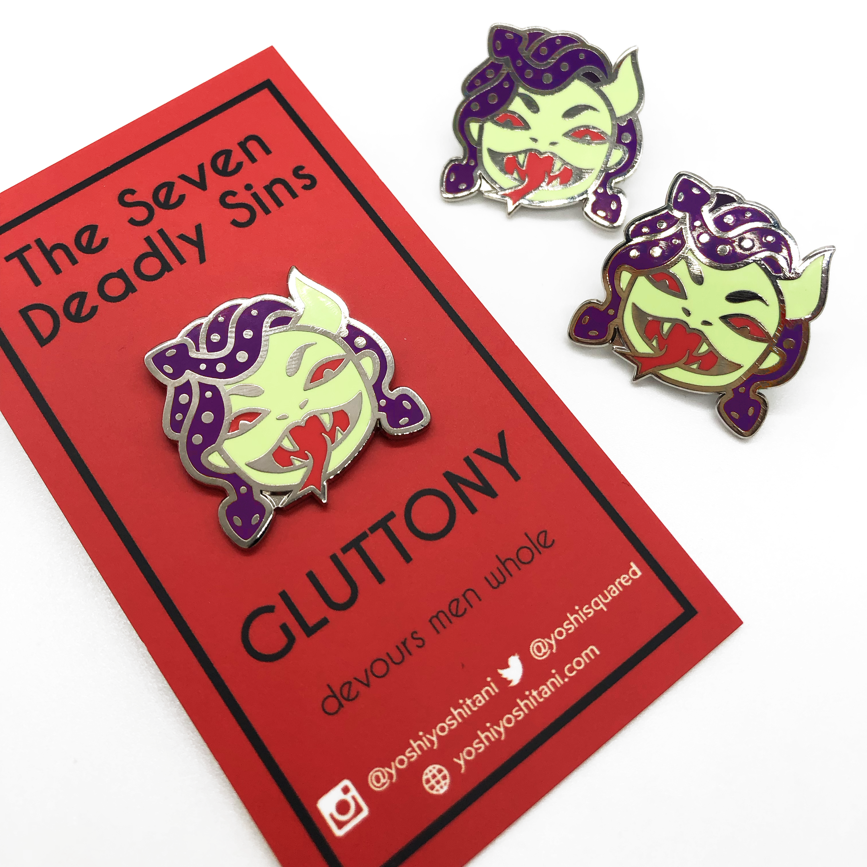 Gluttony: Seven Deadly Sins Enamel Pin