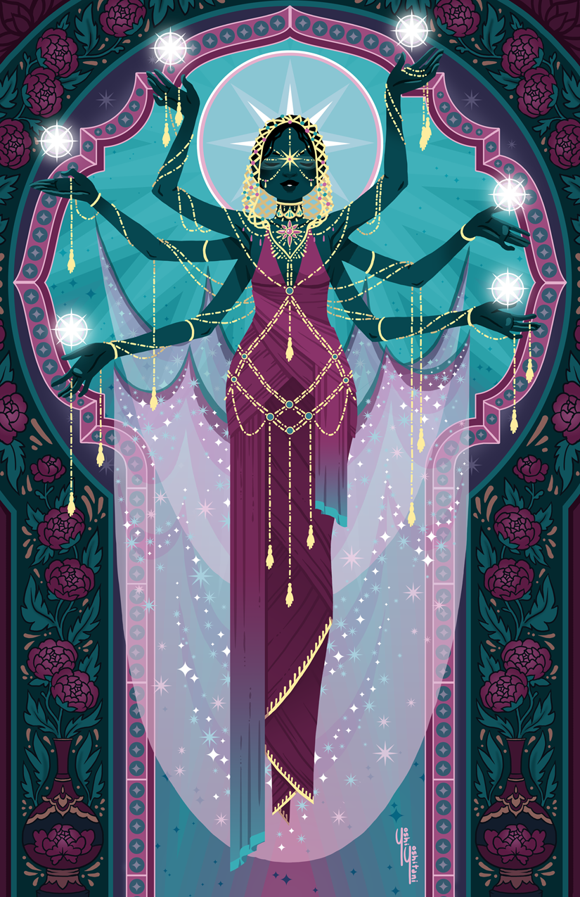 Stars - Celestial Dress Print