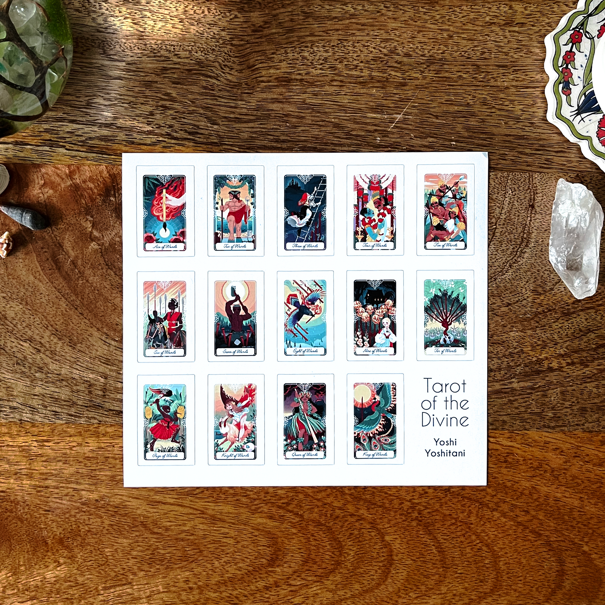 Suit of Wands Stickers: Tarot of the Divine