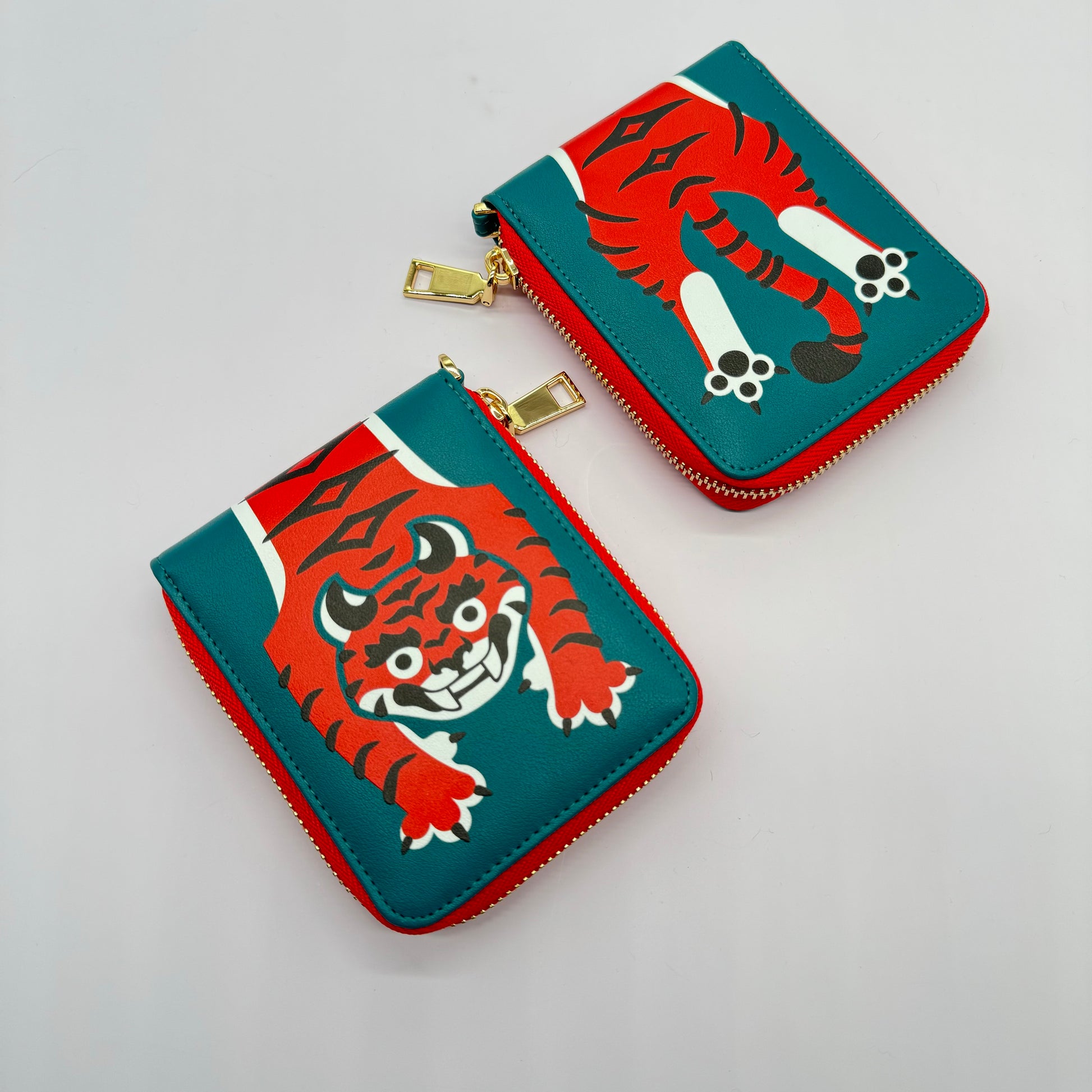 Tiger Embroidered Wallet
