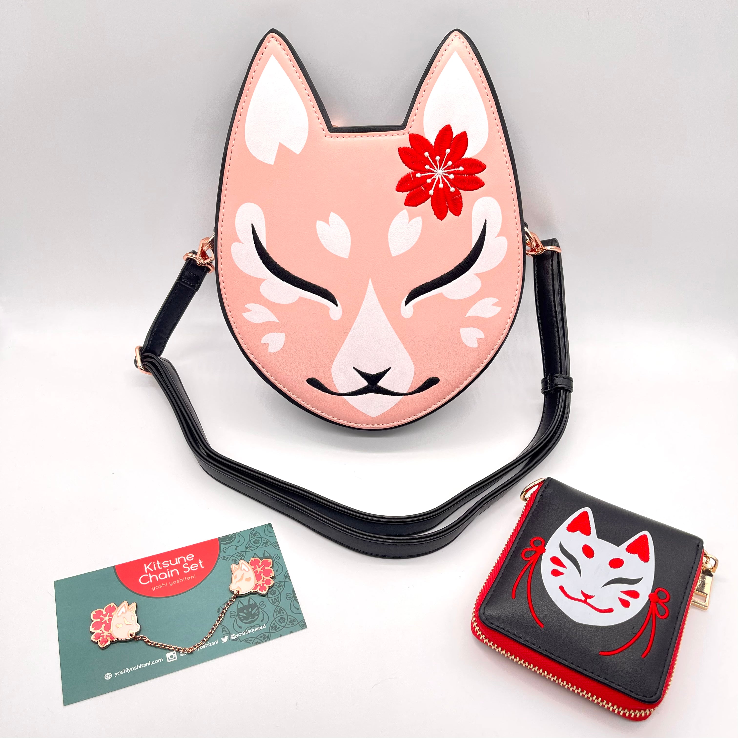 Kitsune Set: Pink