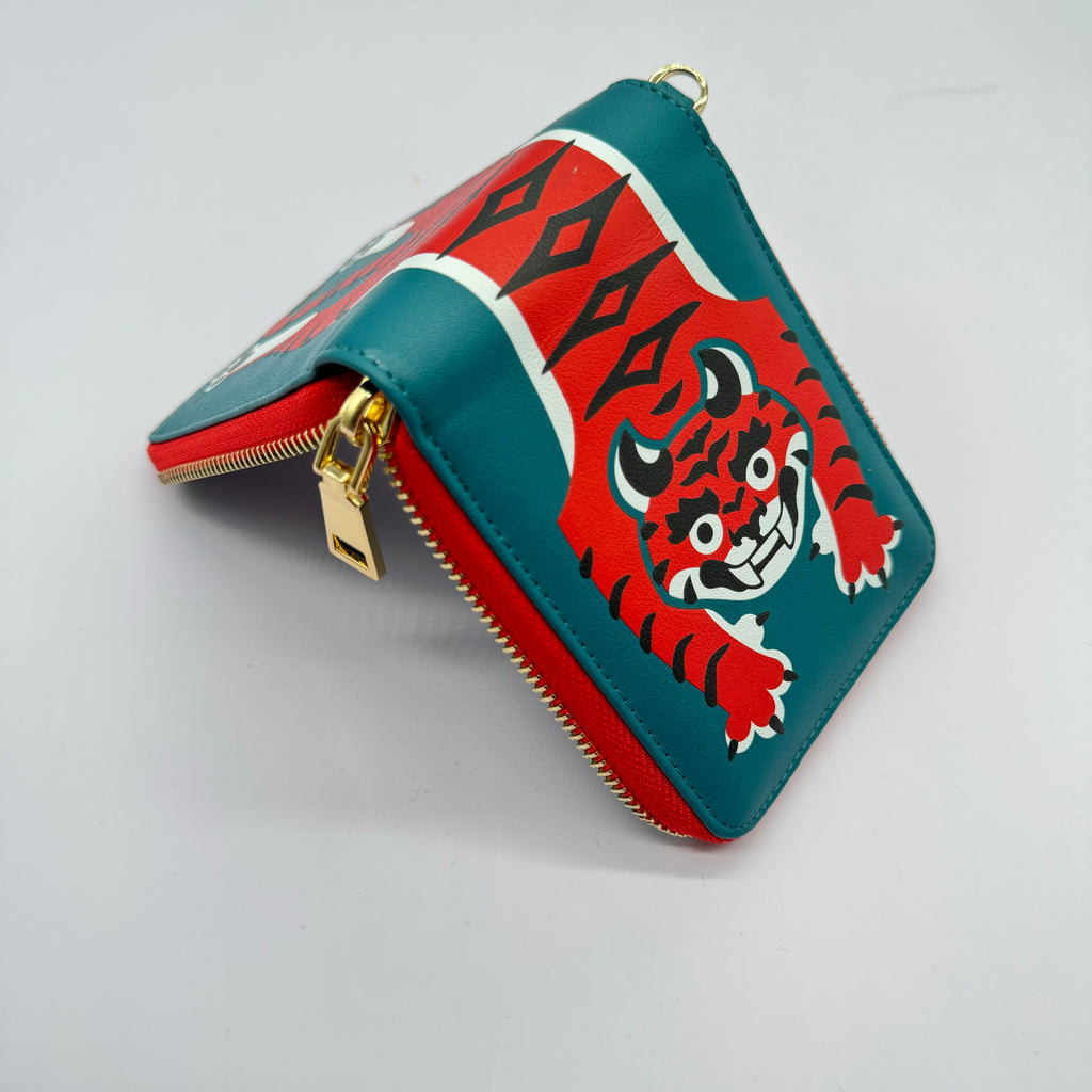 Tiger Embroidered Wallet