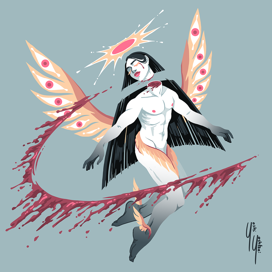 Fallen Angels - Mini Print Trio