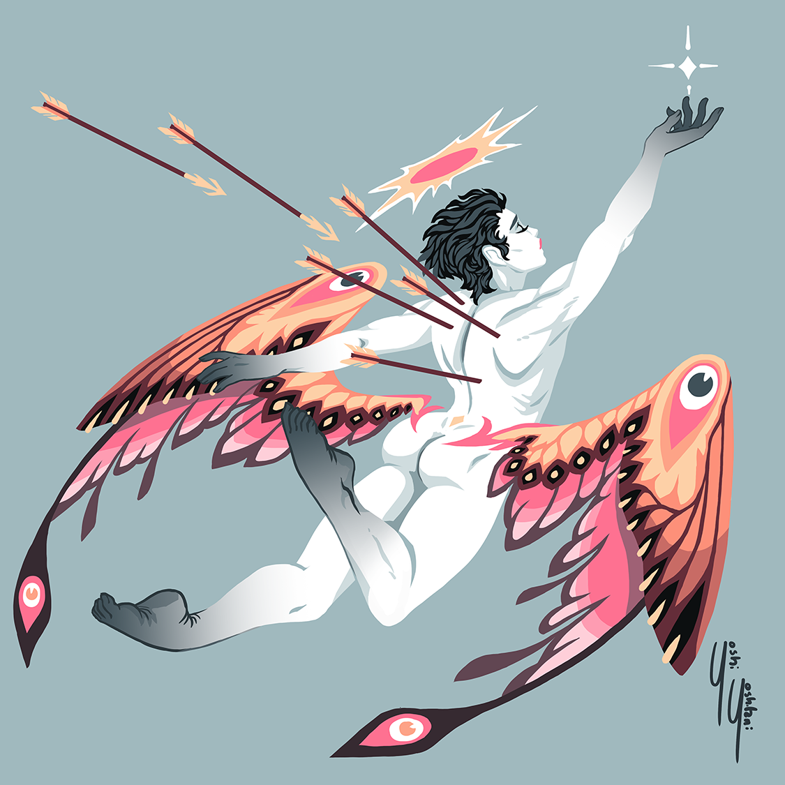 Fallen Angels - Mini Print Trio
