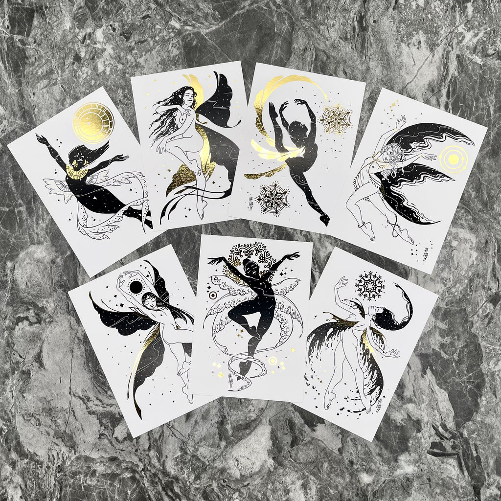 Celestial Fairies Postcard Set