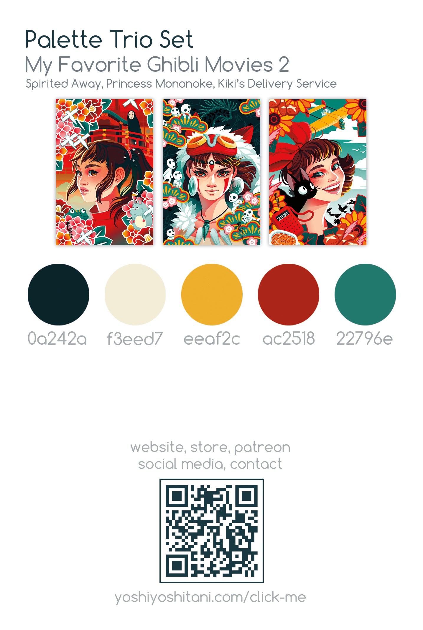 My Favorite Ghibli Movie 2 - Mini Print Trio