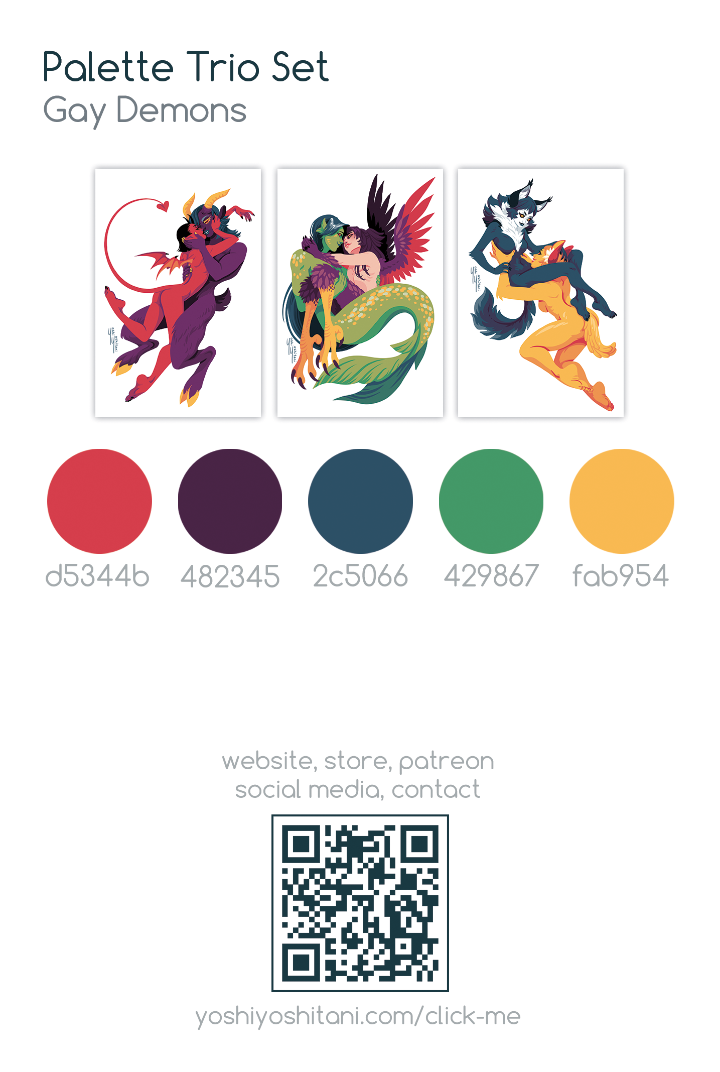 Gay Demons - Mini Print Trio
