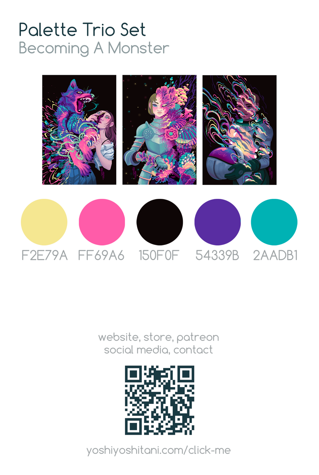 Becoming A Monster - Mini Print Trio