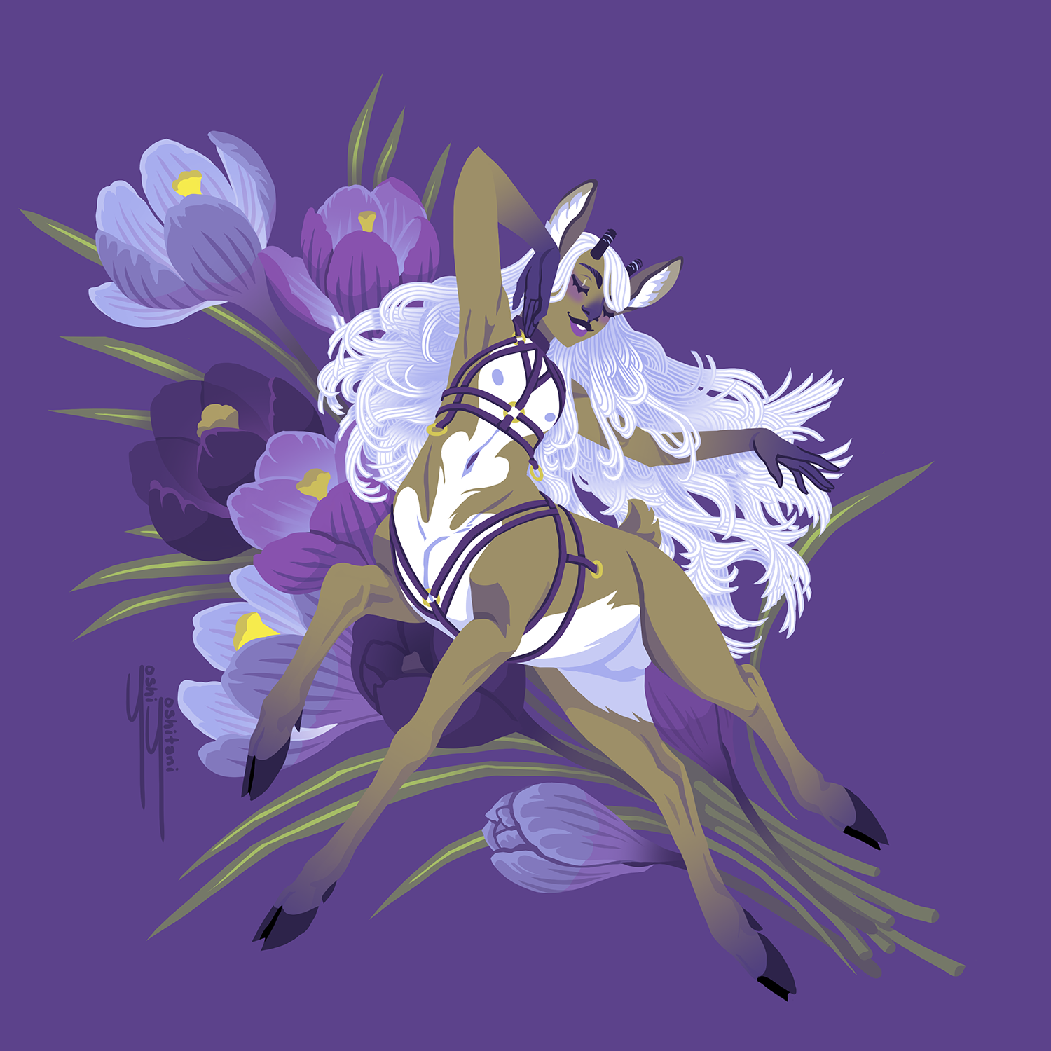 Trans Deer Centaurs - Mini Print Trio