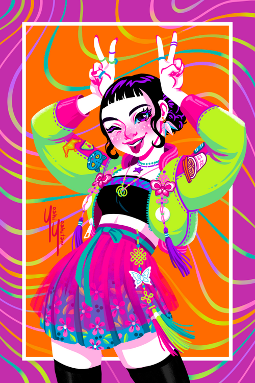 KPop Demon Hunters: Zoey Poster – Yoshi Yoshitani