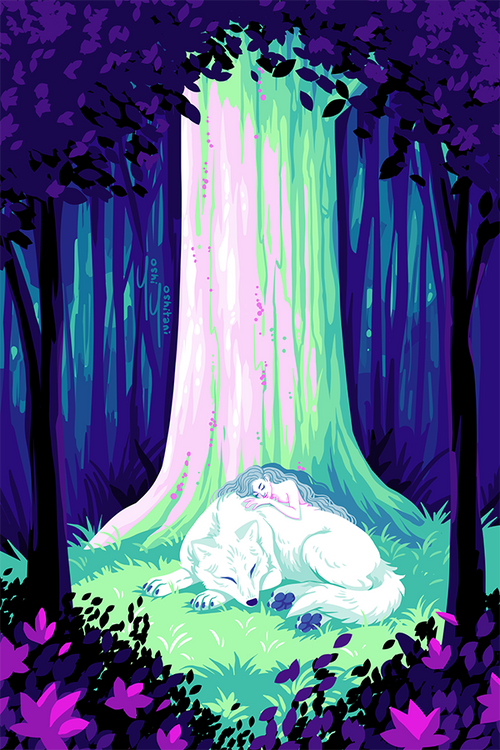 Deep Dark Forest - Mini Print Trio – Yoshi Yoshitani