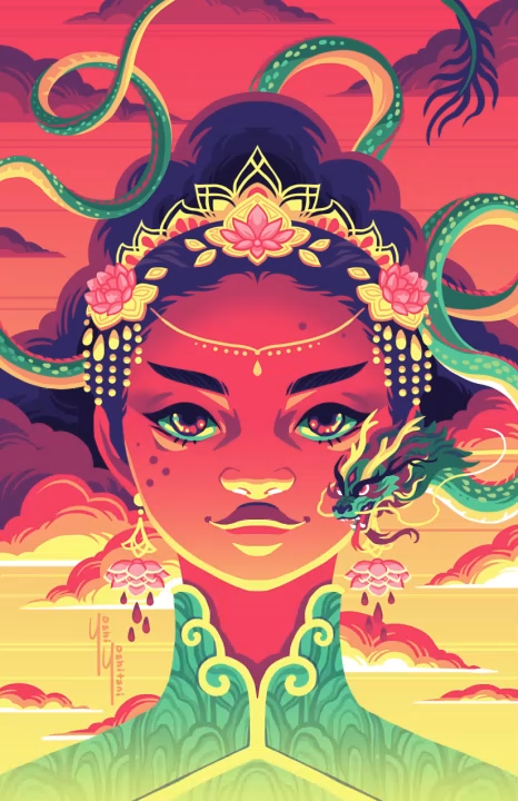 Sky Goddess - Mini Print Trio – Yoshi Yoshitani