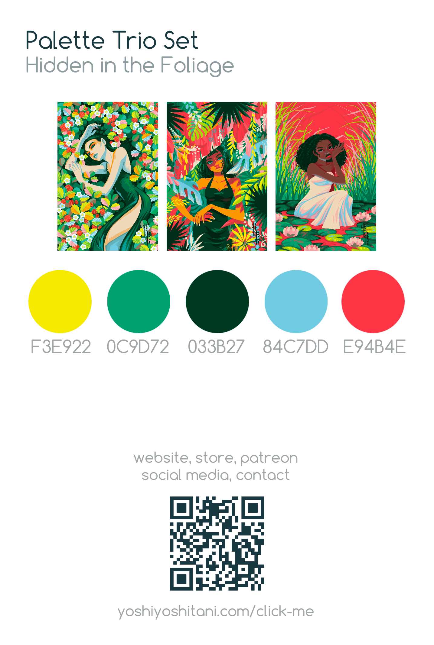 Hidden In The Foliage - Mini Print Trio