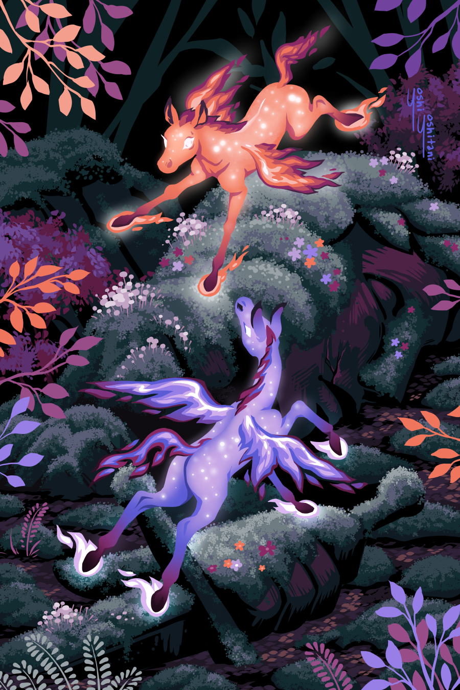 Year of the Fire Horse - Mini Print Trio