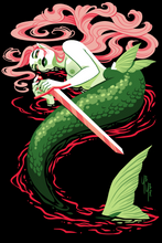 Load image into Gallery viewer, Mermaids with Swords - Mini Print Trio
