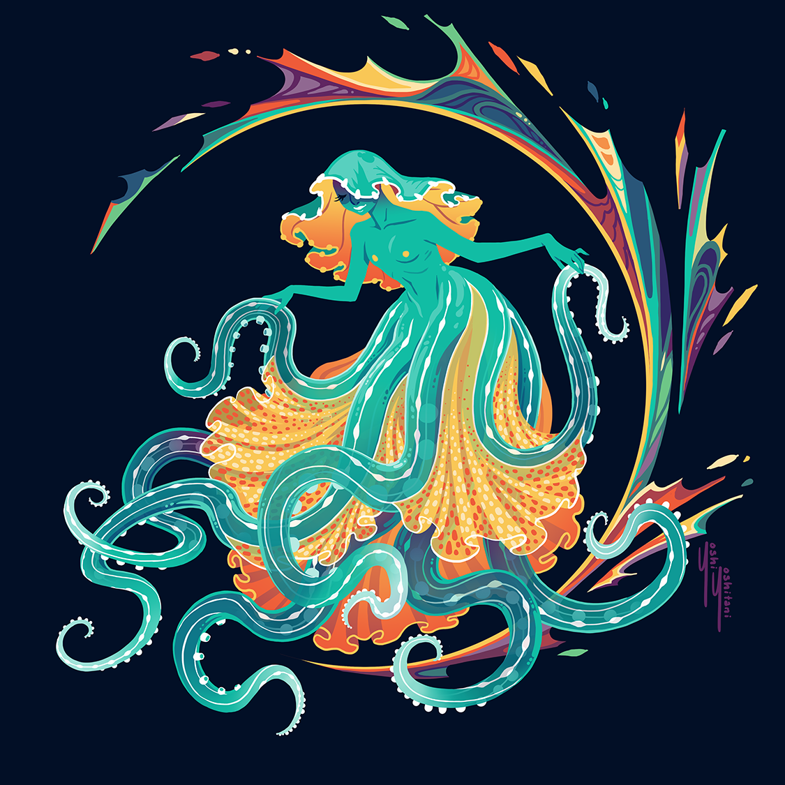 Deep Sea Mermaids - Mini Print Trio