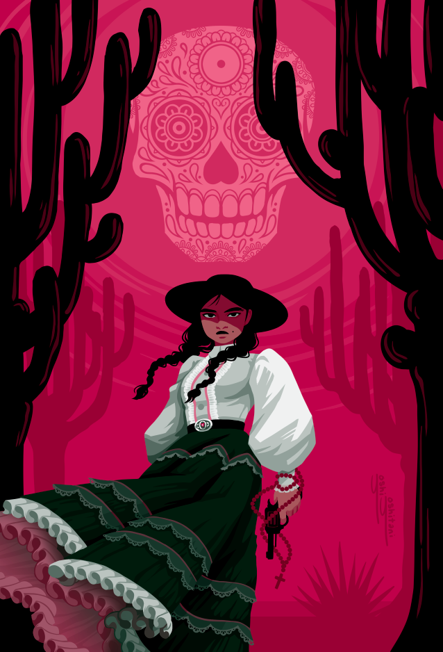 Mexican Gothic Lace - Mini Print Trio