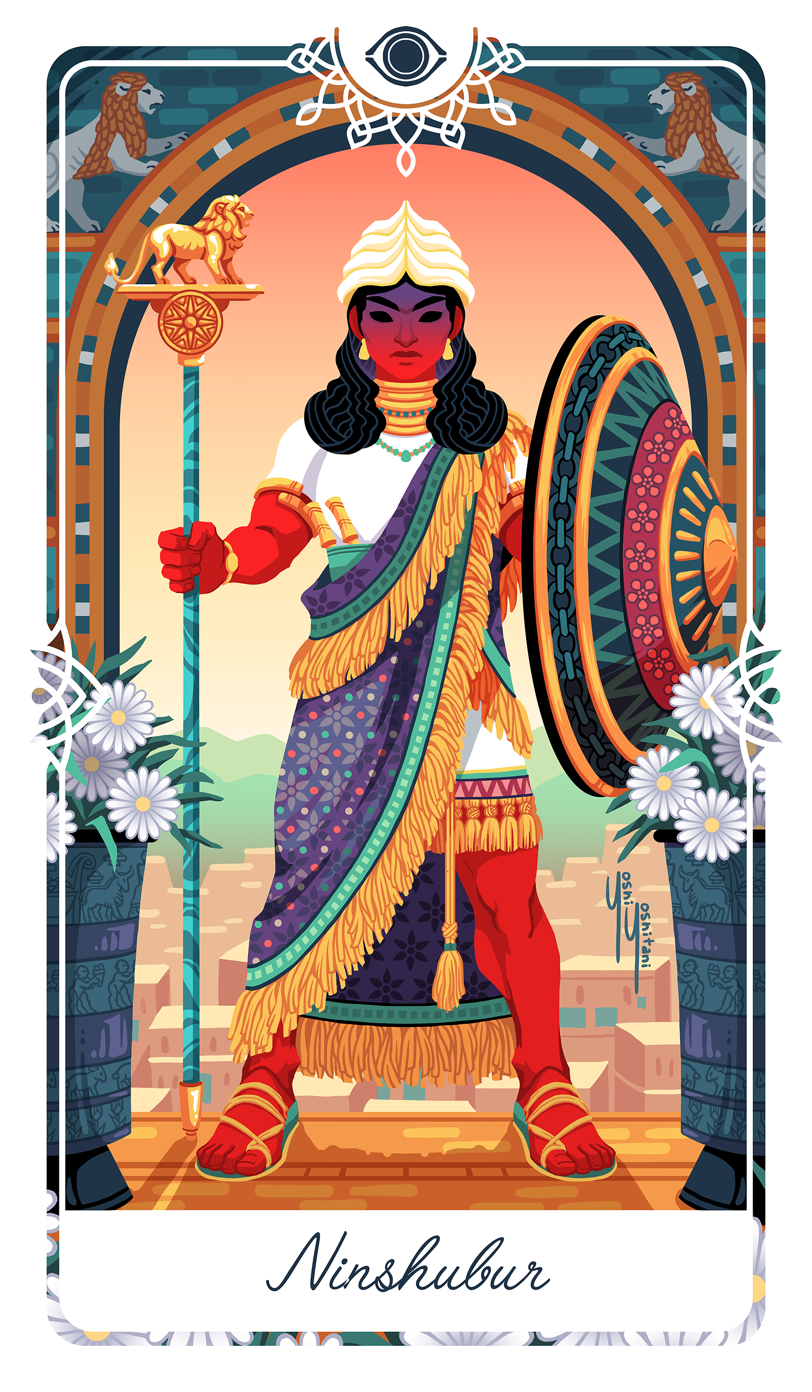 Ninshubur - Oracle Deck Print