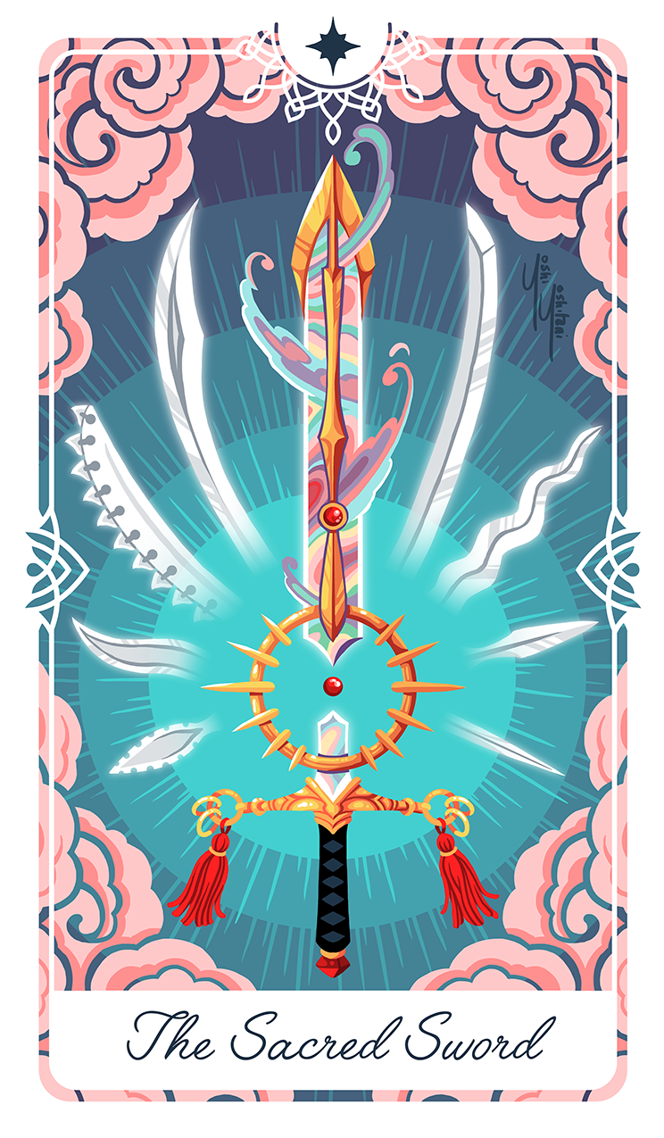 The Sacred Sword - Oracle Deck Print