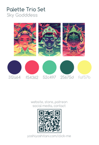 Sky Goddess - Mini Print Trio