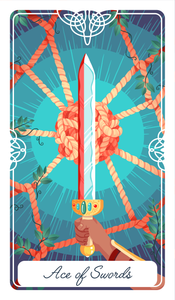 Ace of Swords - Tarot Deck Print