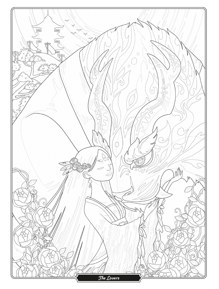 Coloring Book + Poster Book Set