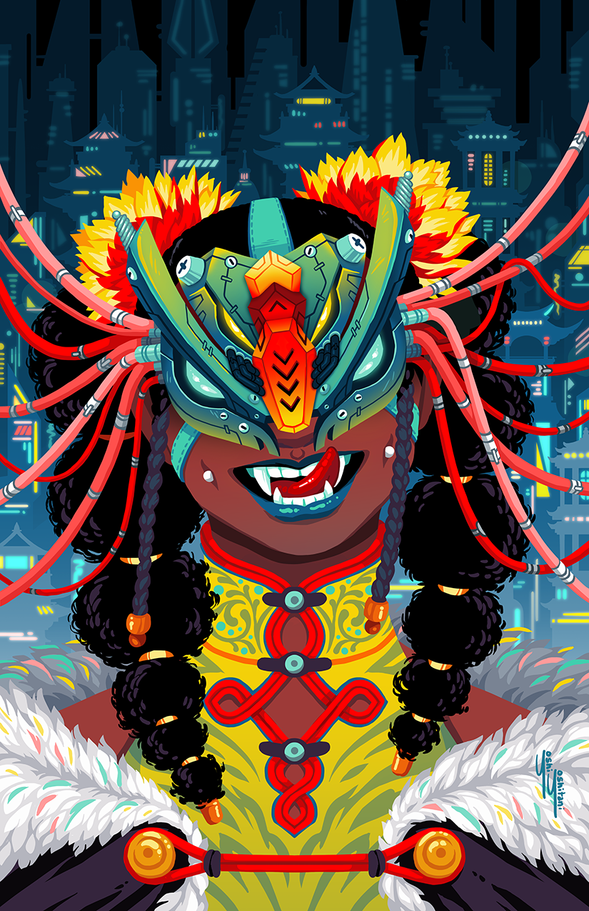 Tiger See No Evil Print