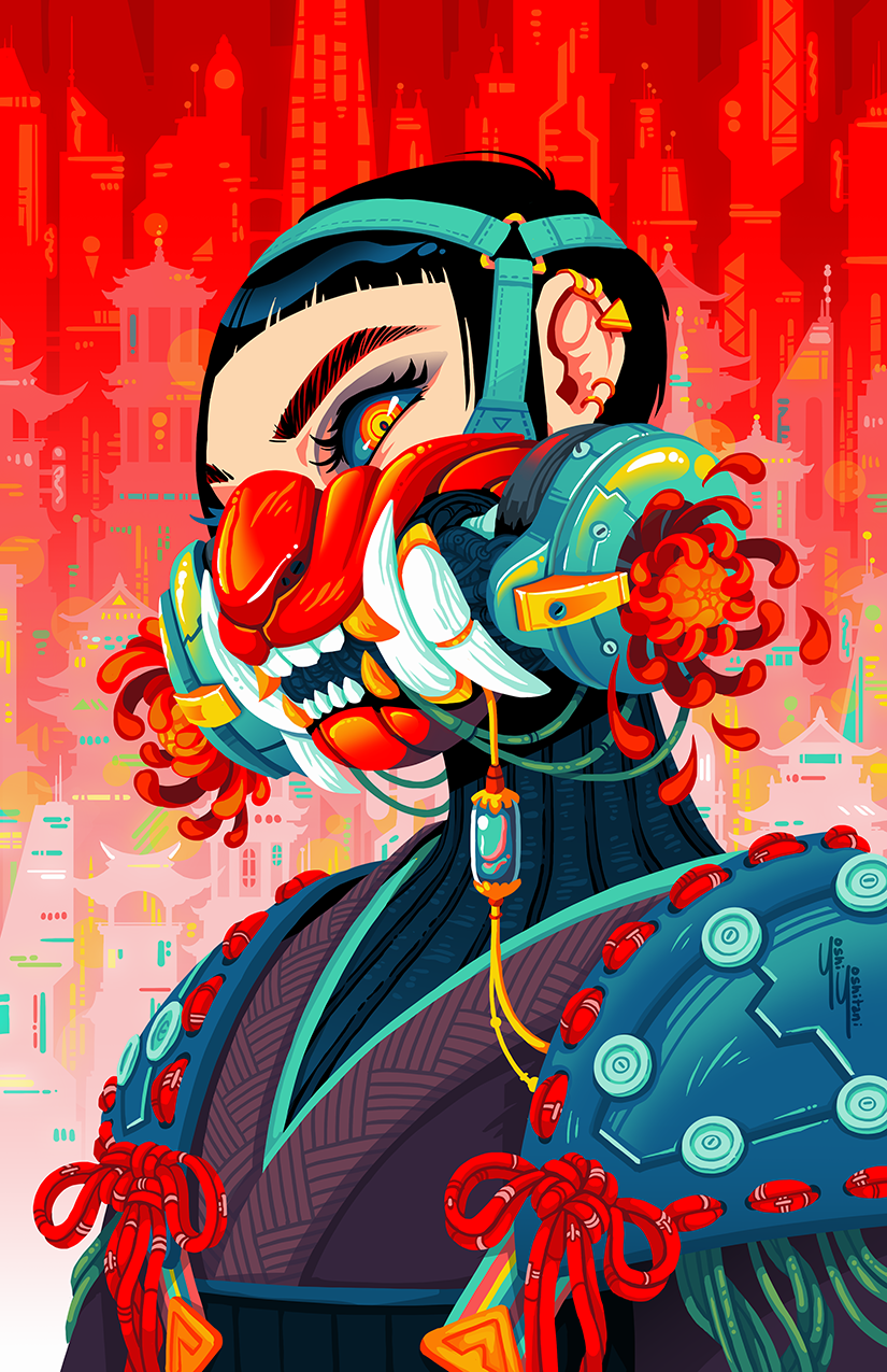 Tiger See, Hear, Speak No Evil Print Set