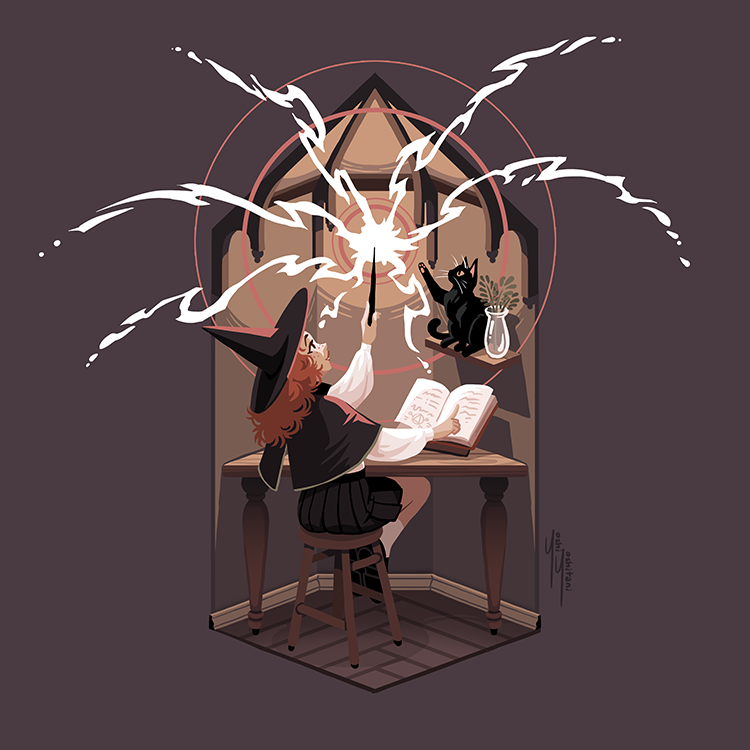Witchy Academia - Mini Print Trio