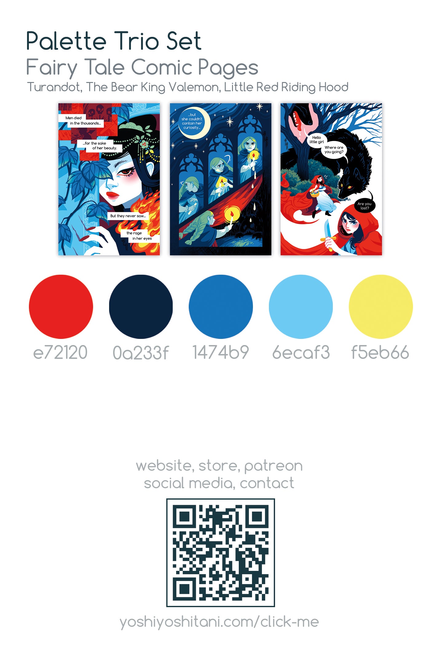 Fairy Tale Comics - Mini Print Trio