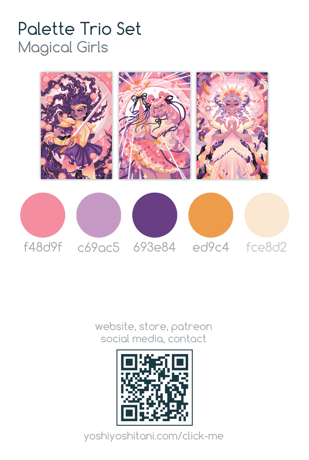 Magical Girls - Mini Print Trio