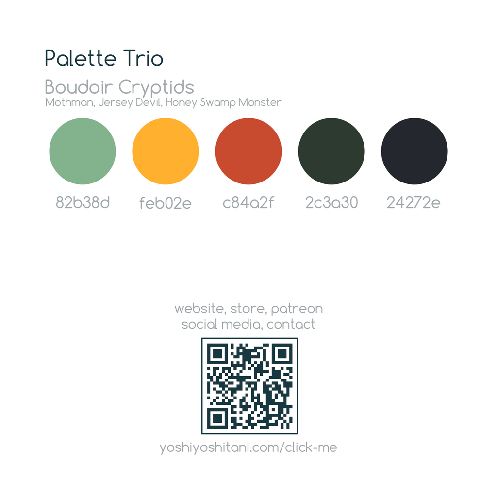 Boudoir Cryptids - Mini Print Trio