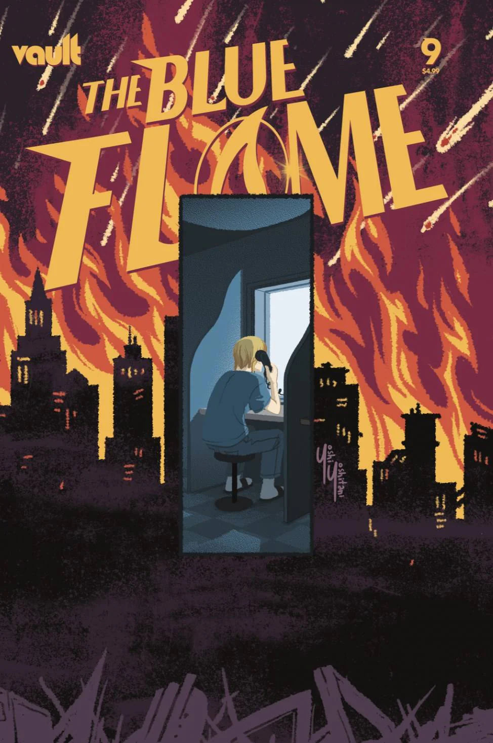 Signed Issue: Blue Flame #9