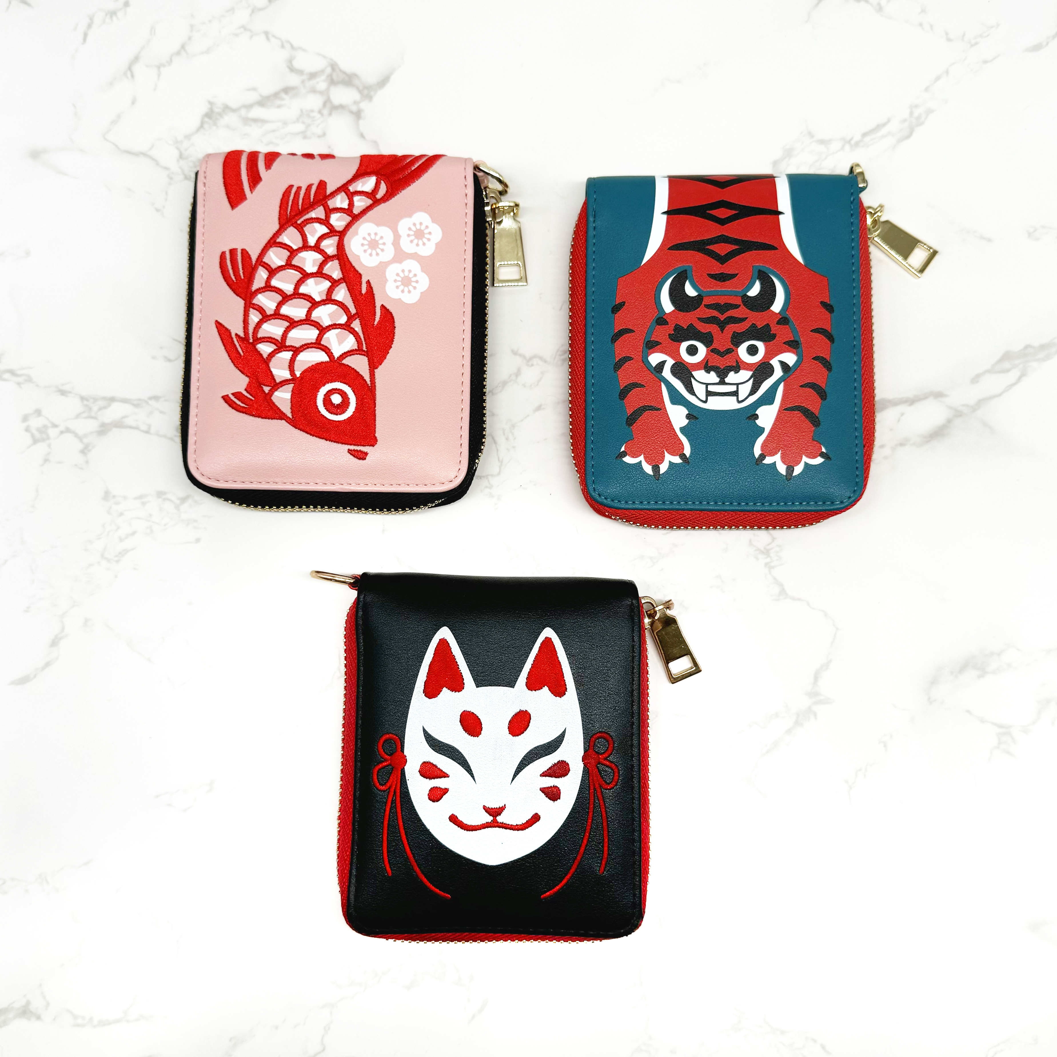 Mix and Match: Wallet + Keychain + Wristlet