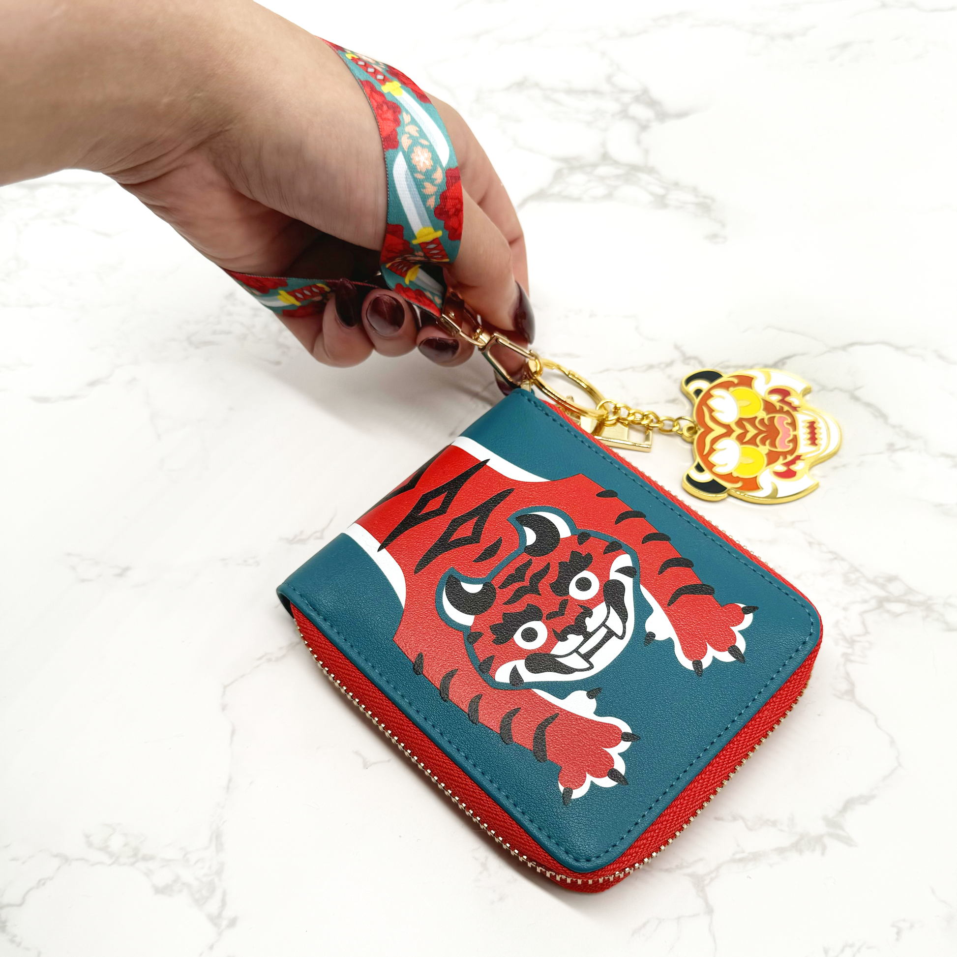 Mix and Match: Wallet + Keychain + Wristlet