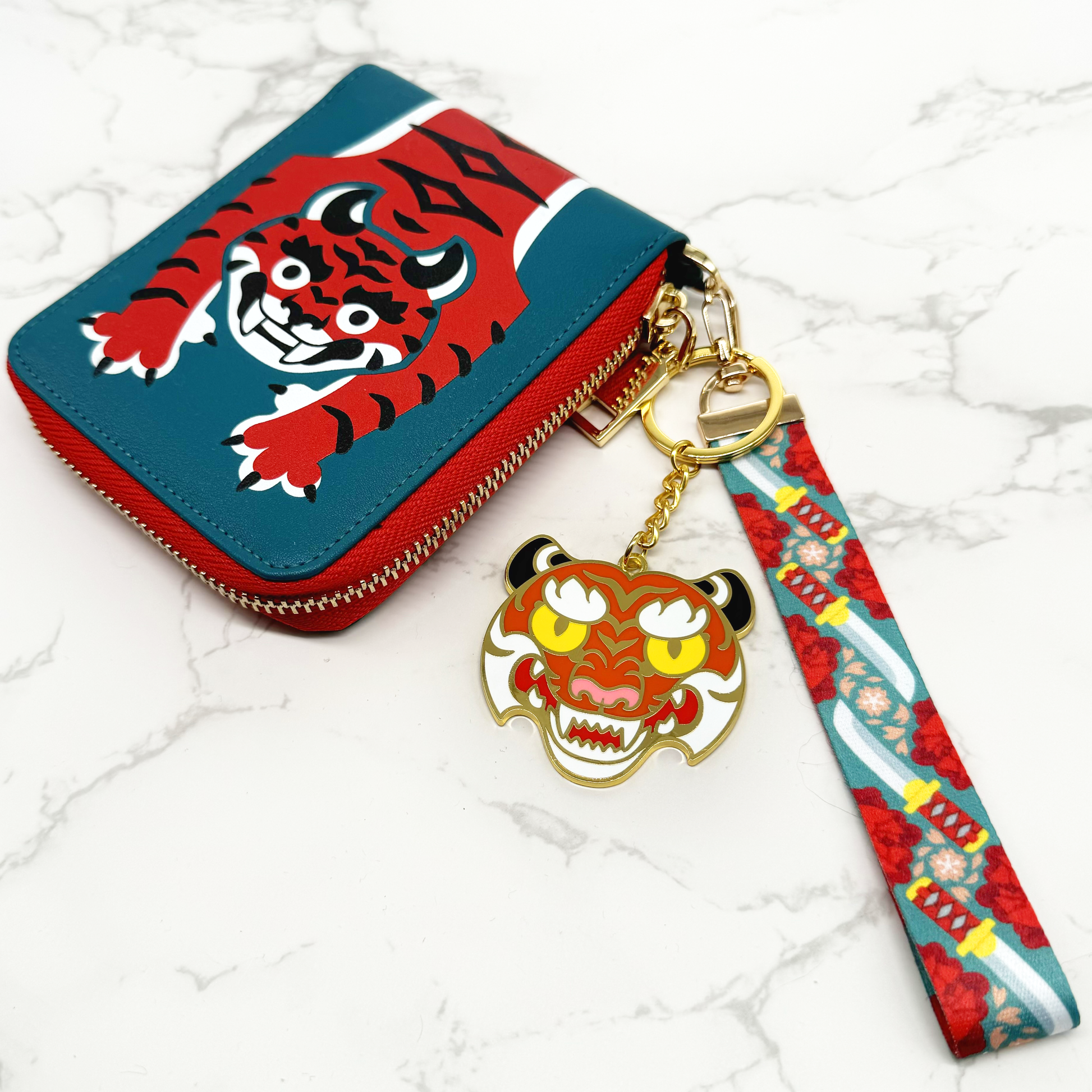 Mix and Match: Wallet + Keychain + Wristlet