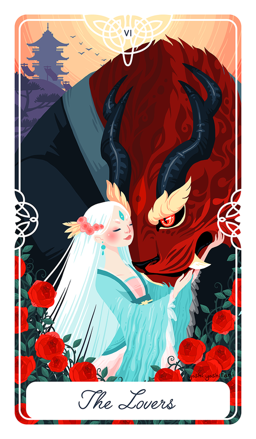 The Lovers - Tarot Deck Print – Yoshi Yoshitani