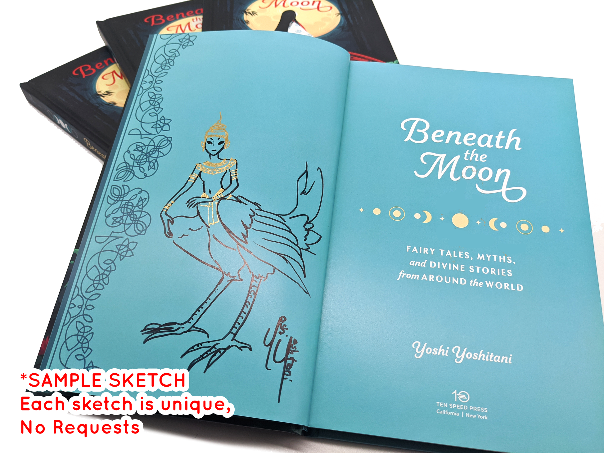 Beneath the Moon Signed Book