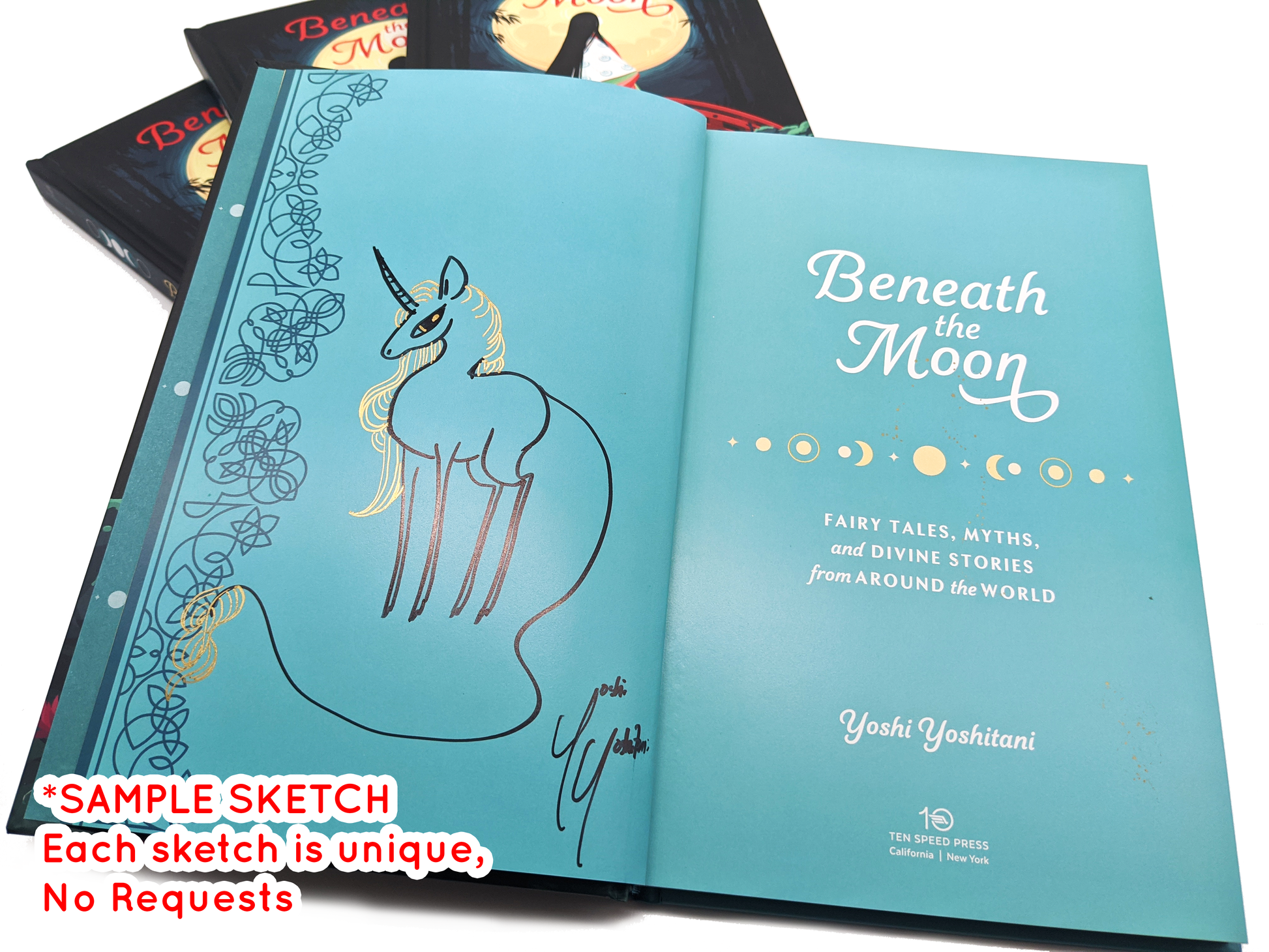 Beneath the Moon Signed Book