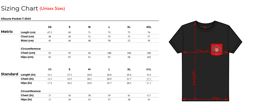Kitsune Pocket T-shirt