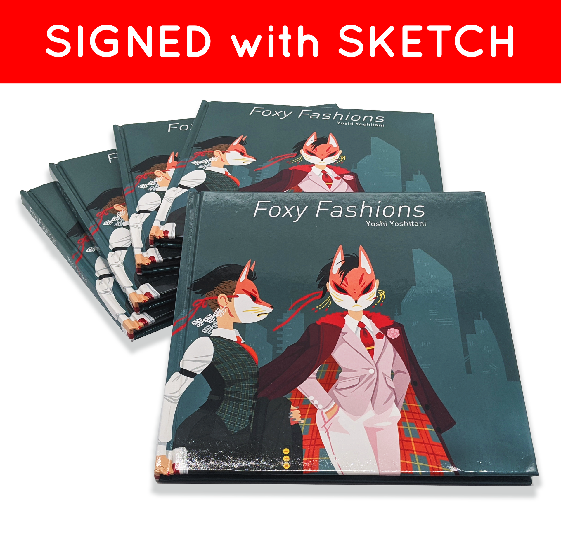 19. にゃこす(ΦωΦ)ページ Foxy Fashions Book SIGNED – Yoshi Yoshitani