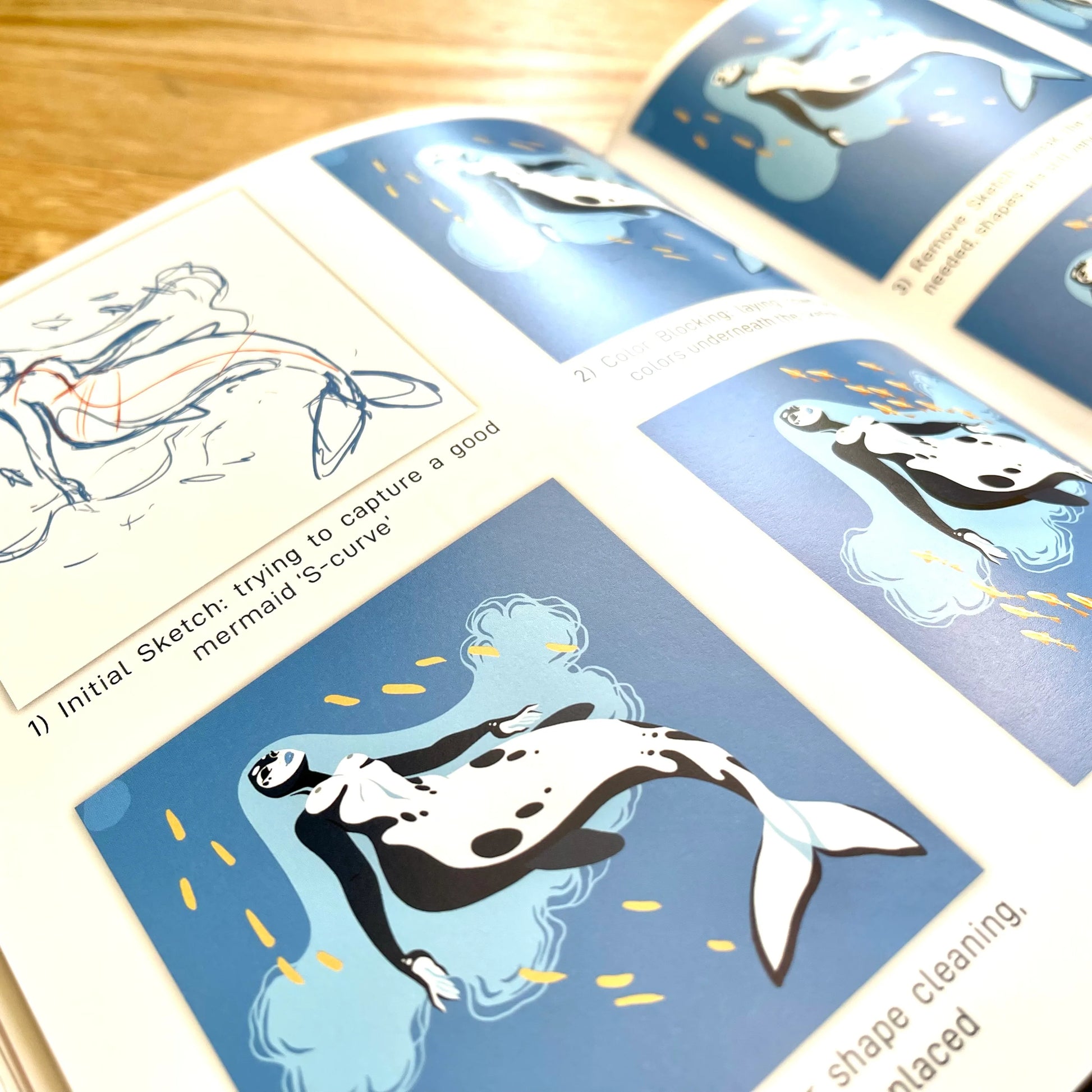Mermaid Hues Book SIGNED