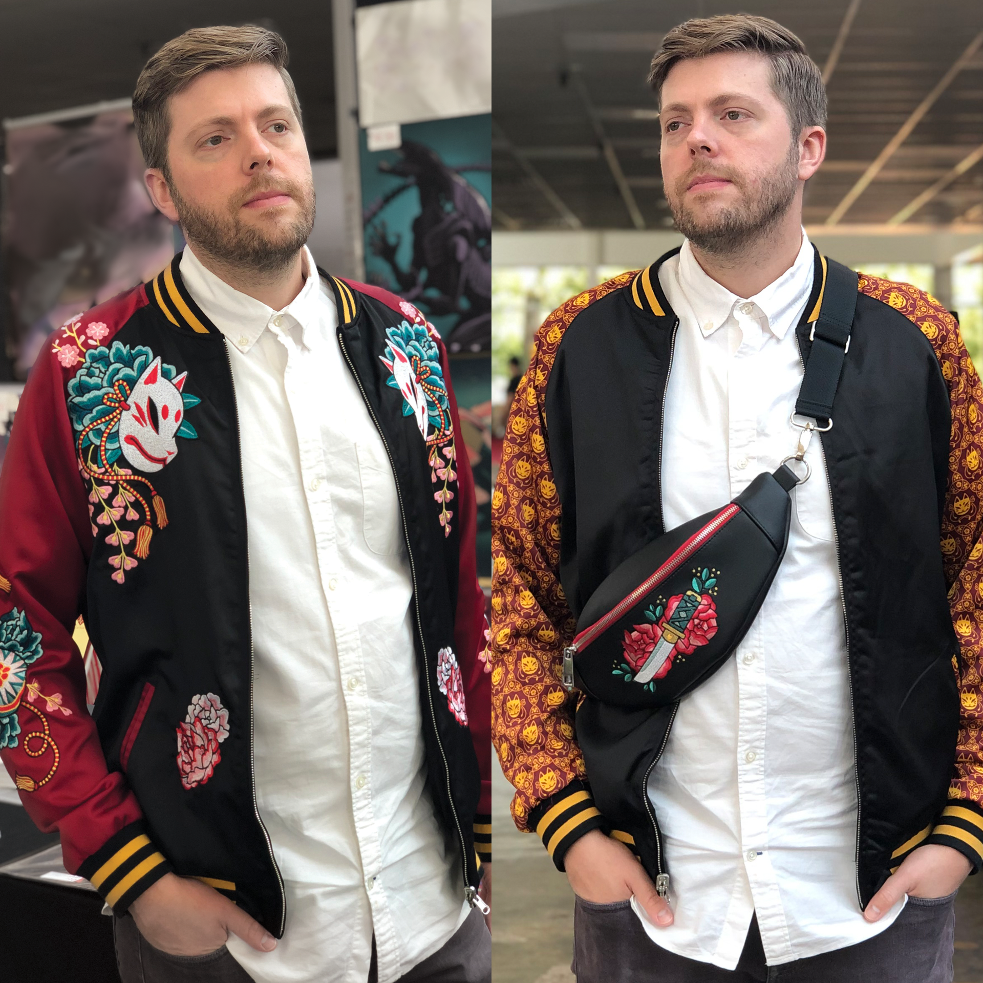 Kitsune Reversible Jacket – Yoshi Yoshitani Kitsune Reversible Jacket – Yoshi Yoshitani