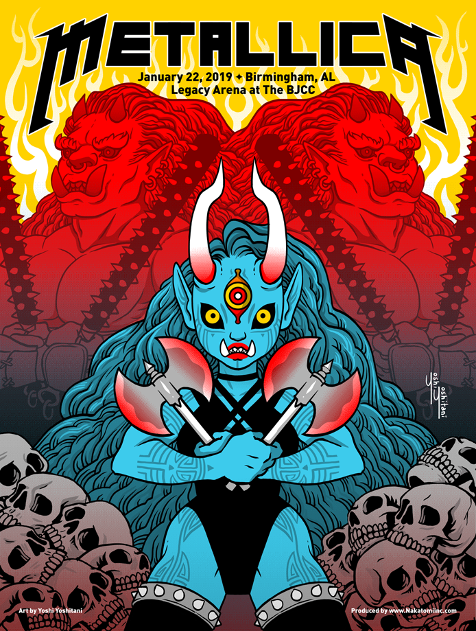 Metallica Poster: Oni Gang