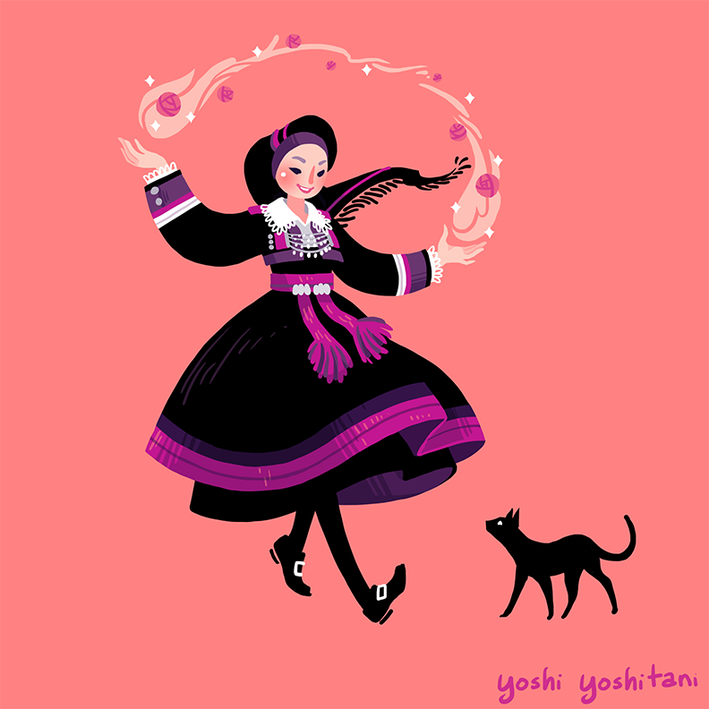Bunad Witches - Mini Print Trio