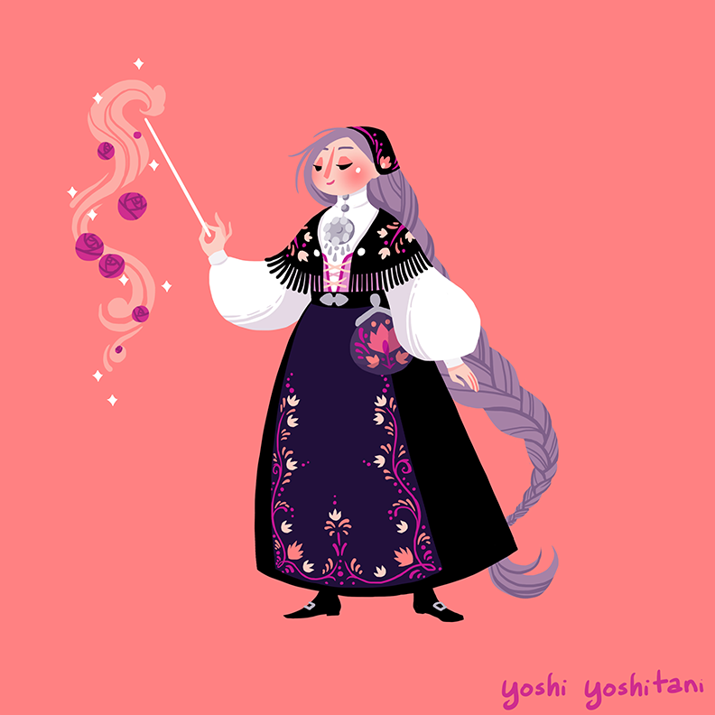 Bunad Witches - Mini Print Trio